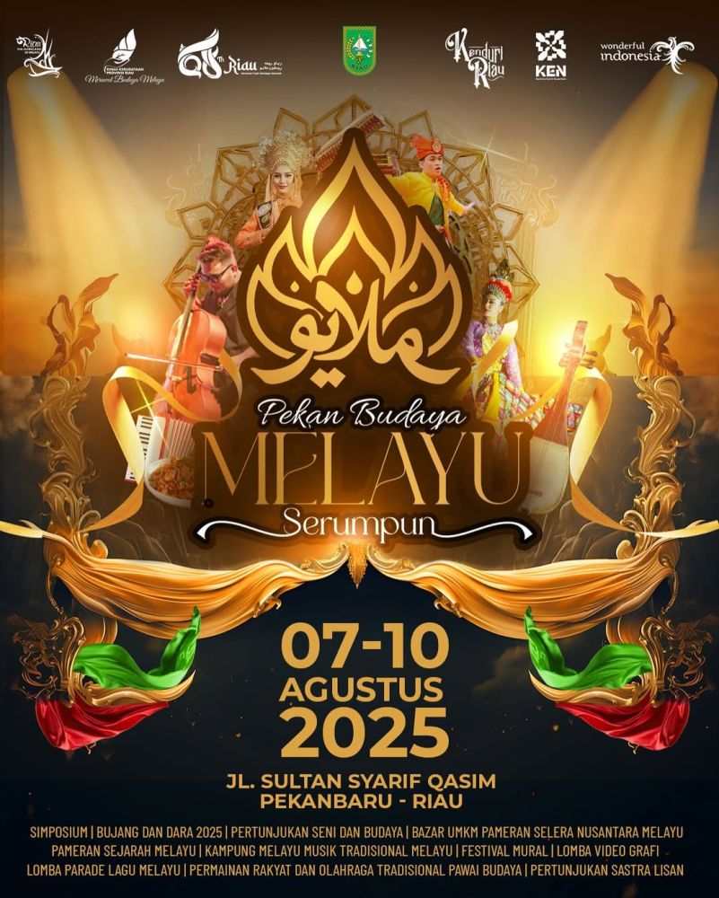 HUT ke-68 Riau: Cek Jadwal Lengkap Pekan Budaya Melayu Serumpun