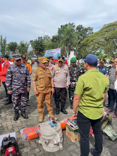 Bupati Asmar Pimpin Apel Kesiapsiagaan Tanggap Darurat Bencana Hidrometeorologi