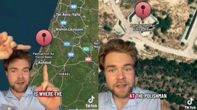 Viral TikToker Bongkar Lokasi Pertahanan Israel, Iran Diduga Langsung Mengebom