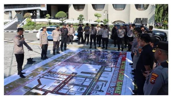 2.550 personel gabungan amankan Riau Bhayangkara Run 2025