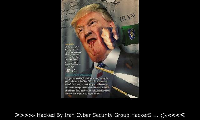 Hacker Iran Retas Situs Pemerintah AS, Pasang Gambar Trump Kena Tinju