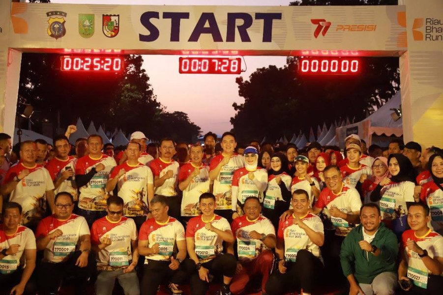 Riau Bhayangkara Run 2023 Berlangsung Sukses