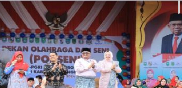 Sekda Rohul Hadiri Pembukaan Porseni IGTKI PGRI Provinsi Riau Tahun 2024