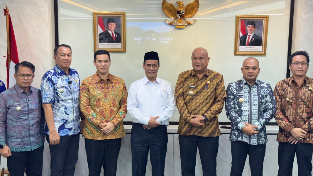 Temui Menteri Pertanian RI, Wabup Muzamil Dorong Akselerasi Ketahanan Pangan di Meranti