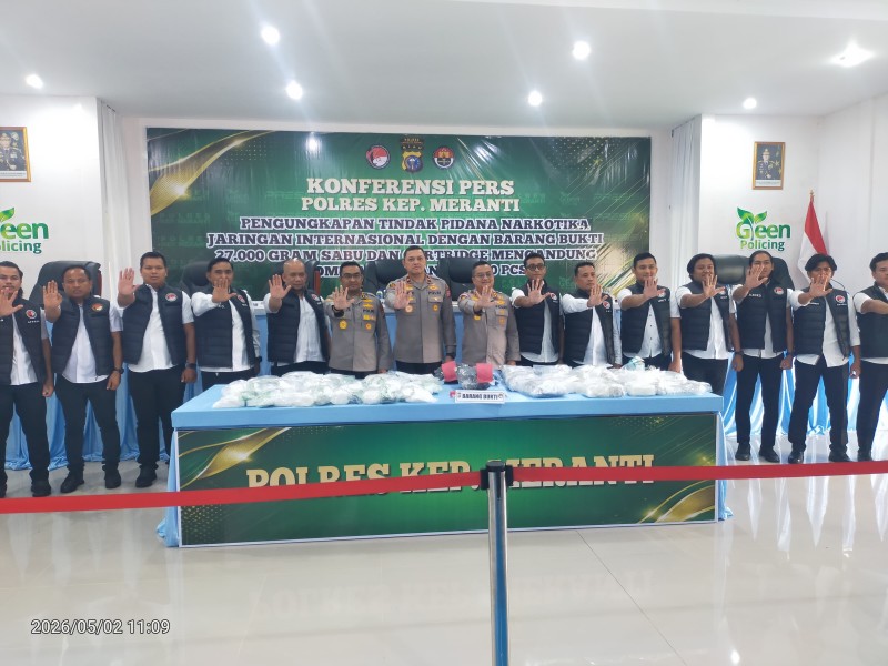 Wakapolda : Hampir Semua Pengungkapan Kasus Narkoba di Riau Masuk dari Malaysia