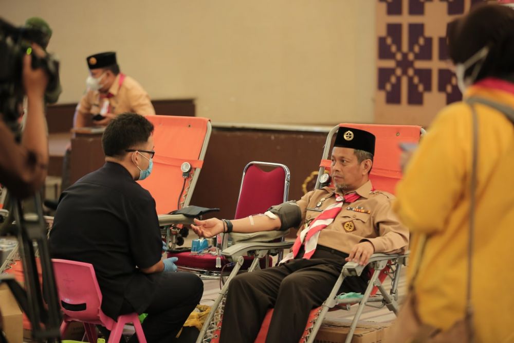 Baksos Kwarda Gerakan Pramuka Riau Targetkan 1.000 Kantong Darah