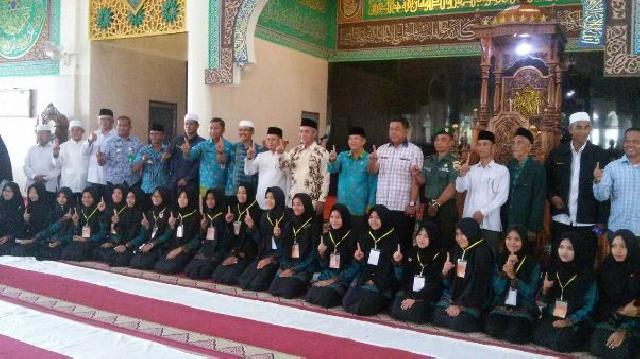 Peserta MTQ Riau asal Meranti Sudah Bertolak ke Dumai