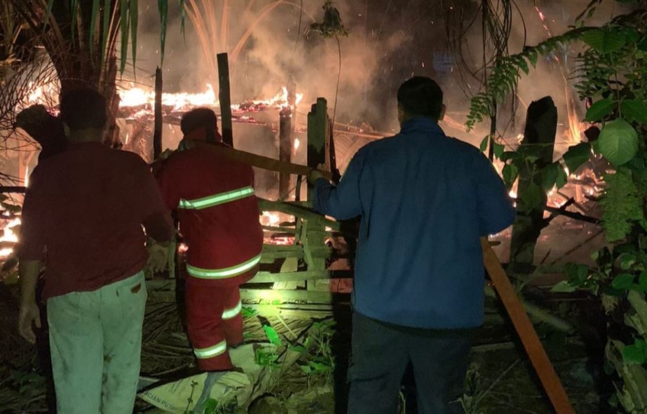 Puluhan Ternak Kambing dan Ayam di Kuansing Ludes Terbakar Akibat Api Unggun