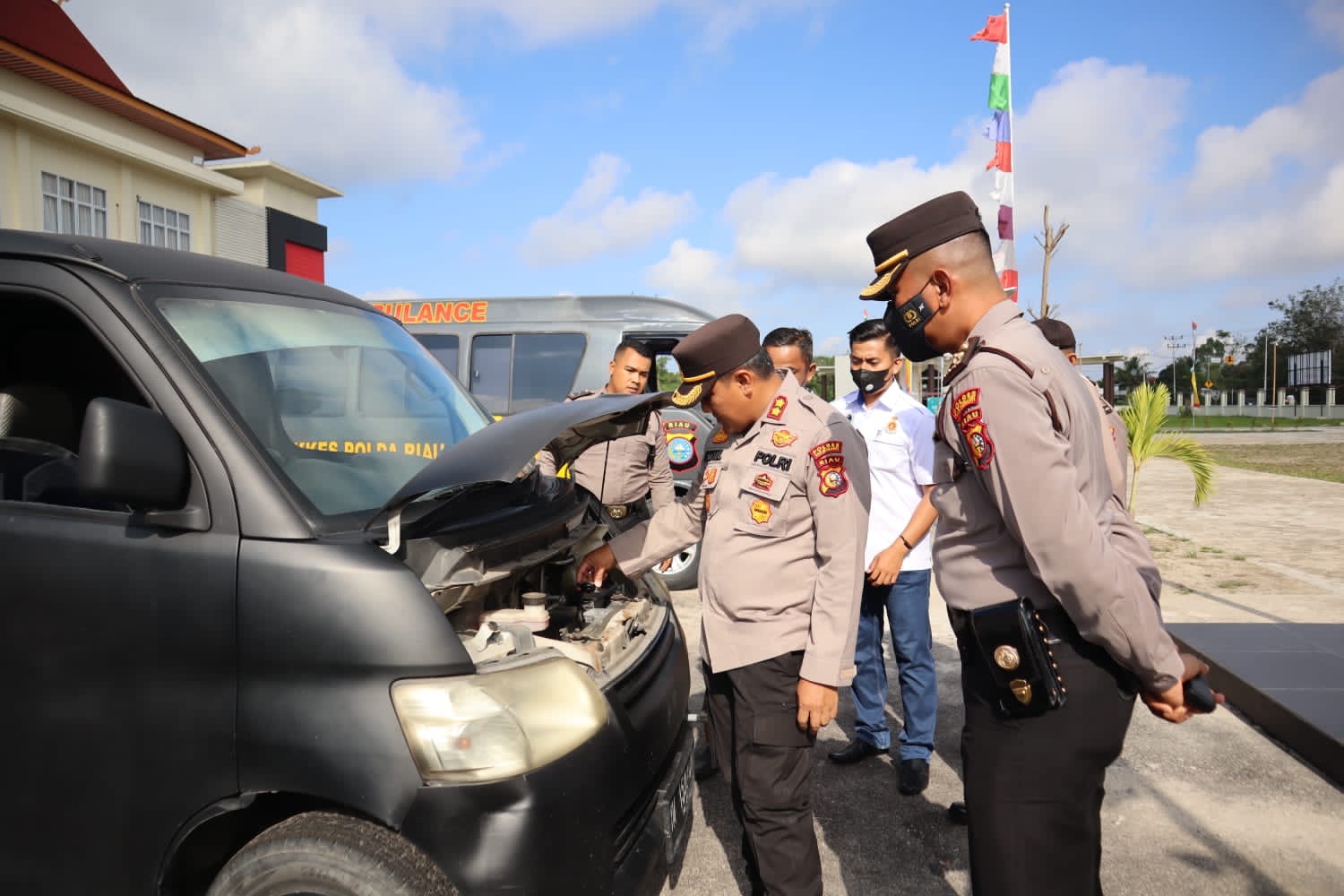 Polres Kepulauan Meranti Pastikan Semua Kendaraan Dinas Tertib Administrasi