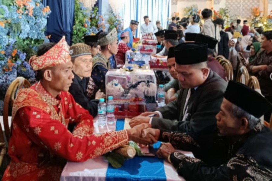 Nikah Massal Gratis Pemko Pekanbaru Diikuti 71 Pasangan Pengantin