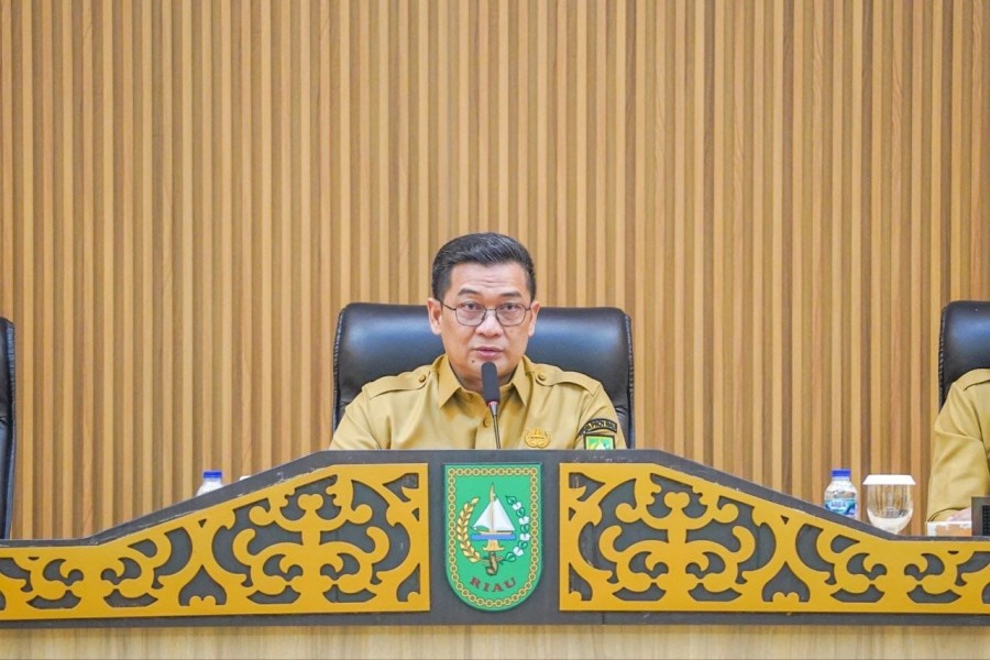 Sekda Riau Pimpin Monev Perda, Pastikan Relevan dan Dukung Pelayanan Publik