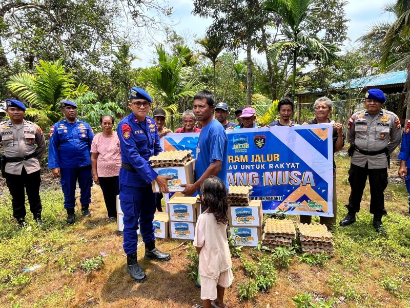 Program JALUR Polairud Meranti Bawa Bantuan hingga Pesan Pilkades dan Karhutla