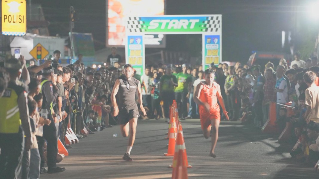 Lomba Lari Polres Kepulauan Meranti Cegah Aktivitas Negatif Kaula Muda