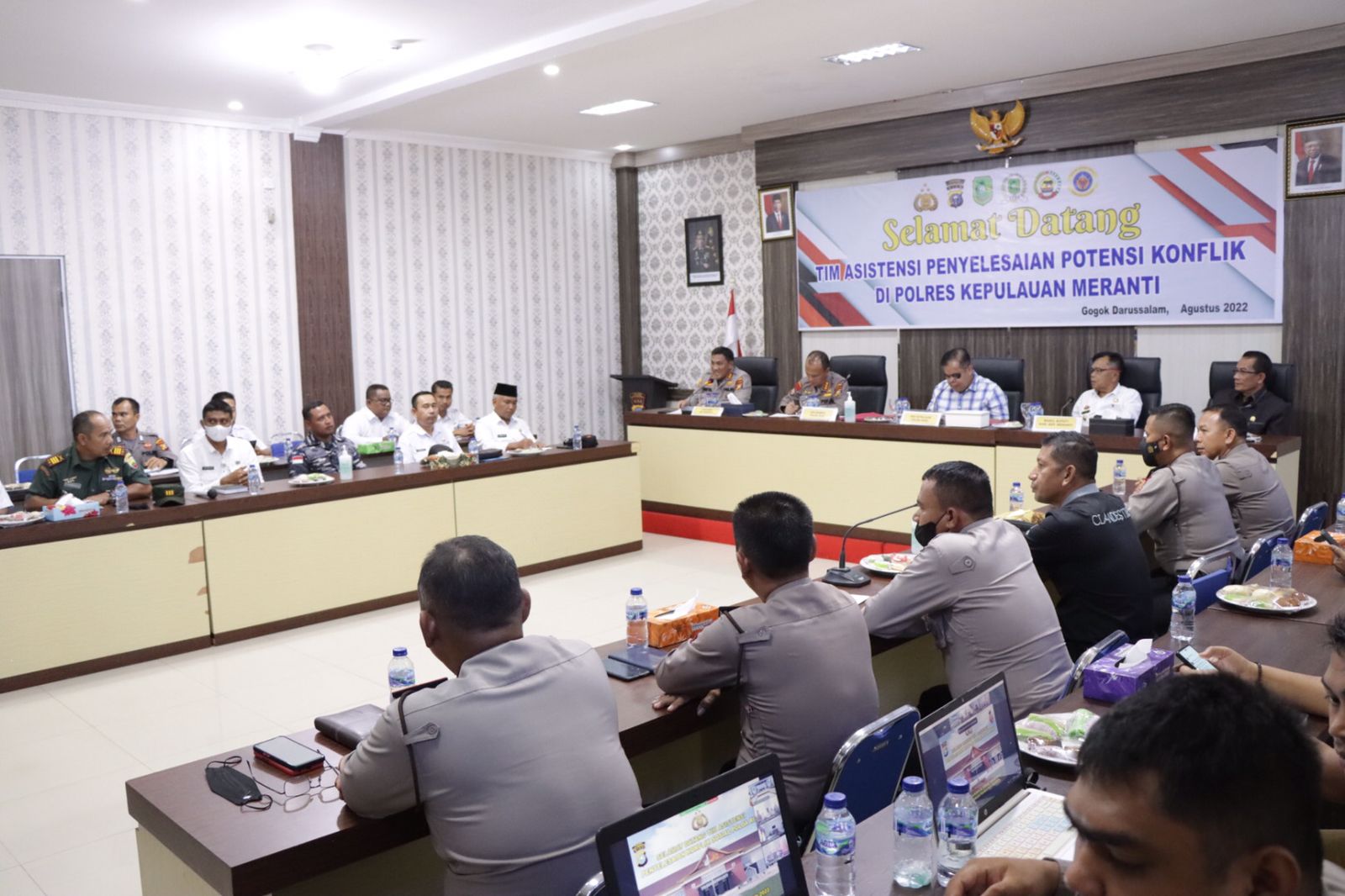 Tim Asistensi Penyelesaian Konflik Polda Riau Turun ke Kepulauan Meranti
