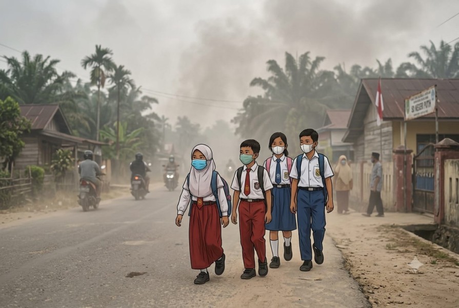 Kasus ISPA di Rohul Capai 1.860, Anak-anak Mendominasi