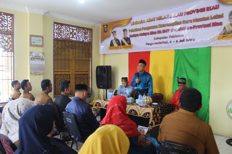 LAM Riau Gelar Pelatihan Guru Budaya Melayu Riau di Pelalawan
