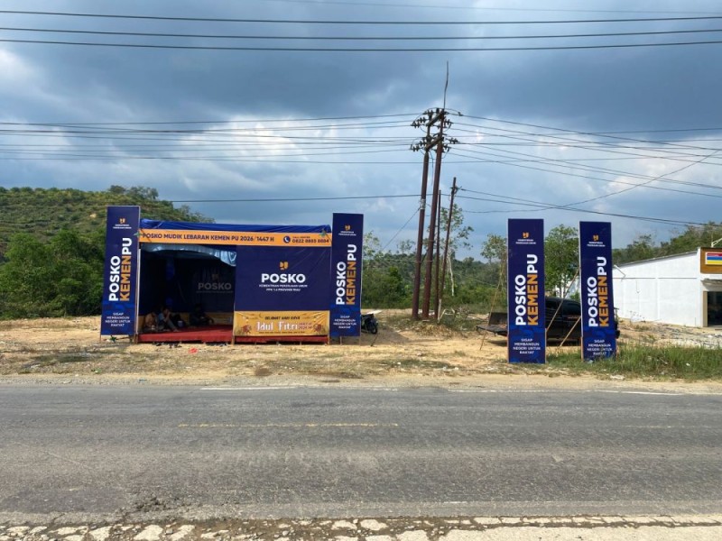 BPJN Riau Siagakan 14 Posko Mudik dan Alat Berat di Jalur Lintas