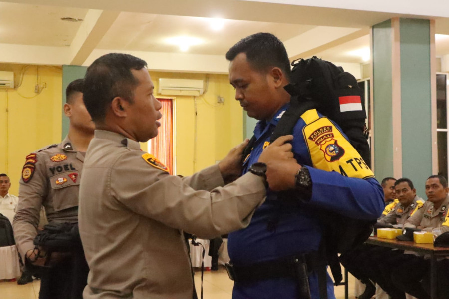151 Personel Polres Kepulauan Meranti Dapat Bimtek Pengamanan Pemilu 2024