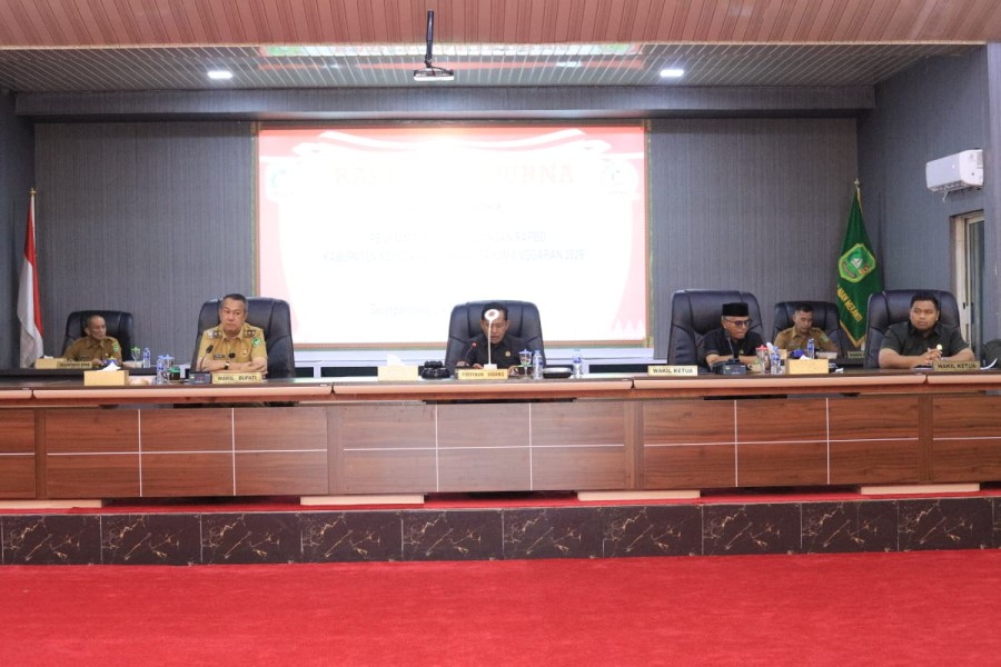 DPRD Gelar Paripurna Penyampaian Pidato Kepala Daerah tentang Nota Keuangan RAPBD 2026