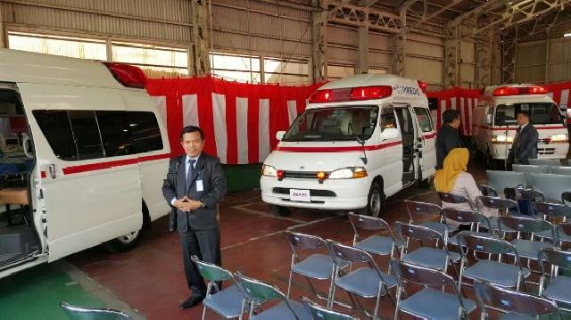 Ambulance Bantuan Toyota Jepang Untuk Layani Pasien Rujukan ke Pekanbaru