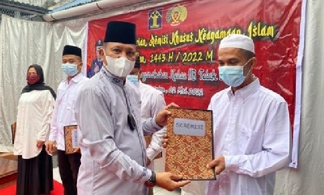 Berkah Idul Fitri, 6.771 WBP Riau Dapat Remisi Khusus Lebaran