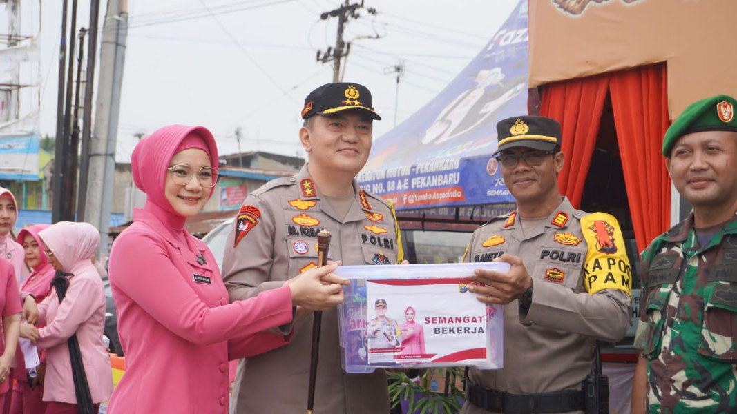 Kapolda Riau Tinjau Pos Pam Operasi Ketupat Lancang Kuning 2023