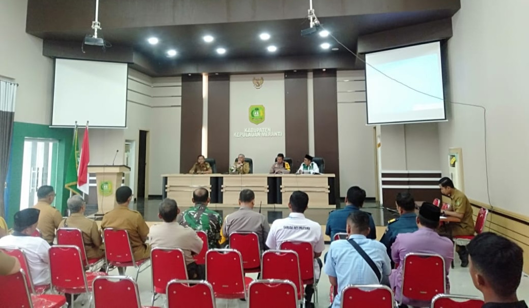 Asisten 1 Setdakab Meranti Pimpin Rapat Persiapan Penjemputan Jemaah Haji