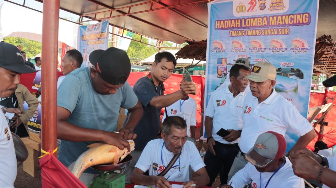 Polres Kepulauan Meranti Gelar Lomba Mancing, Meriahkan Hari Bhayangkara Ke-79