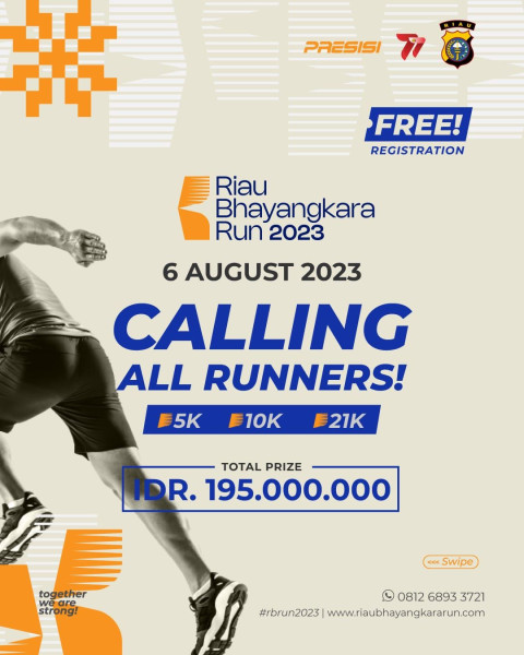 Daftarkan Diri Anda Segera Pada Riau Bhayangkara Run 2023