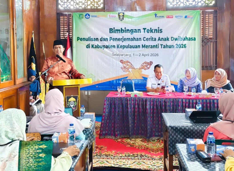 LAMR Meranti dan Balai Bahasa Riau Gelar Bimtek Penulisan Buku Cerita Anak
