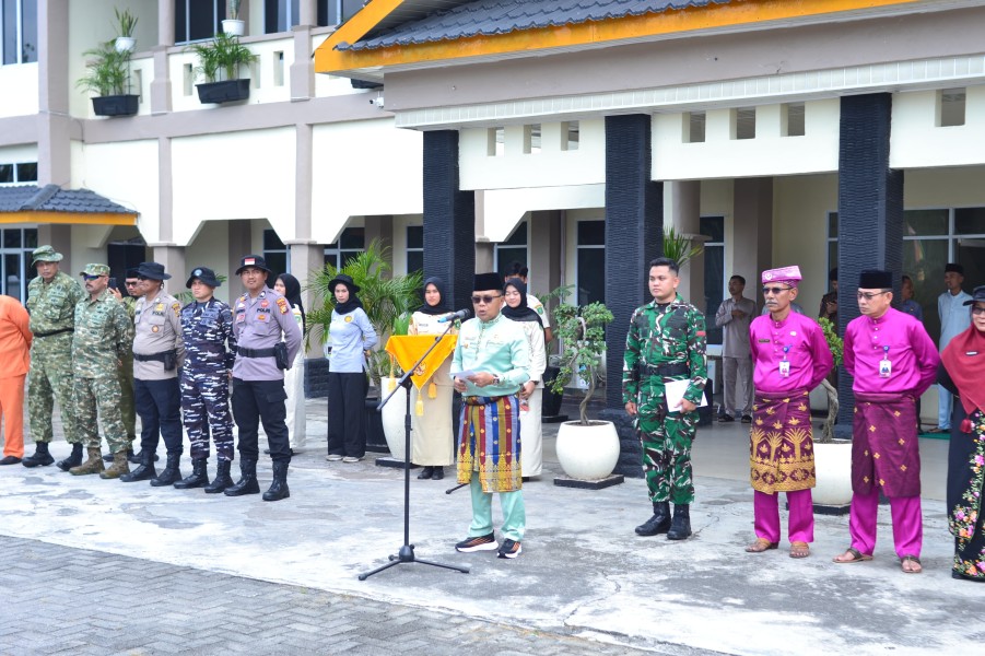 Bupati Asmar Buka Diklat Paskibraka Kepulauan Meranti 2026