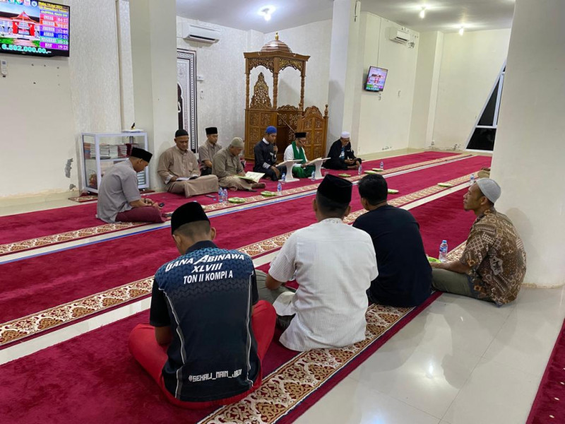 Personel Polres Kepulauan Meranti Adakan Khatam Alquran 30 Juz di Bulan Ramadhan