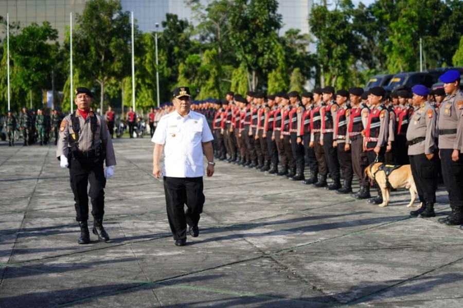 1.771 Personel Gabungan Amankan Malam Pergantian Tahun di Riau