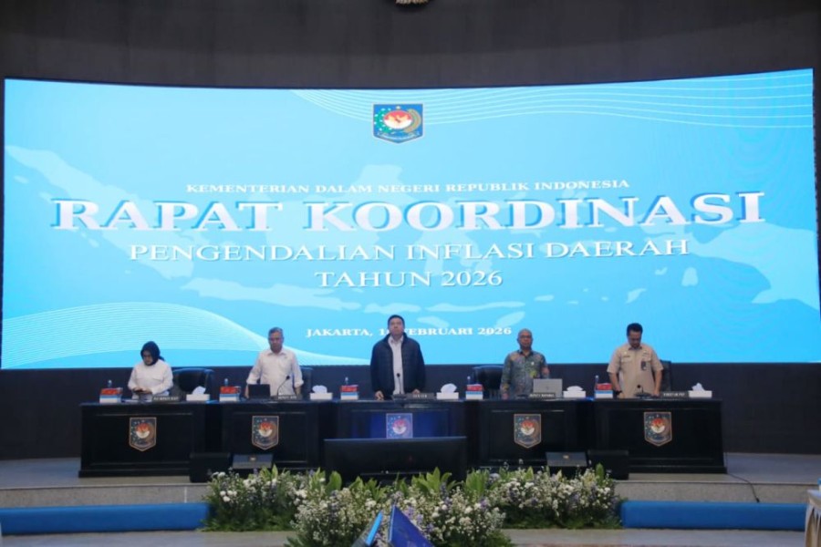 Rakor Inflasi 2026, Kemendagri Minta Pemda Jaga Stabilitas Harga Pangan