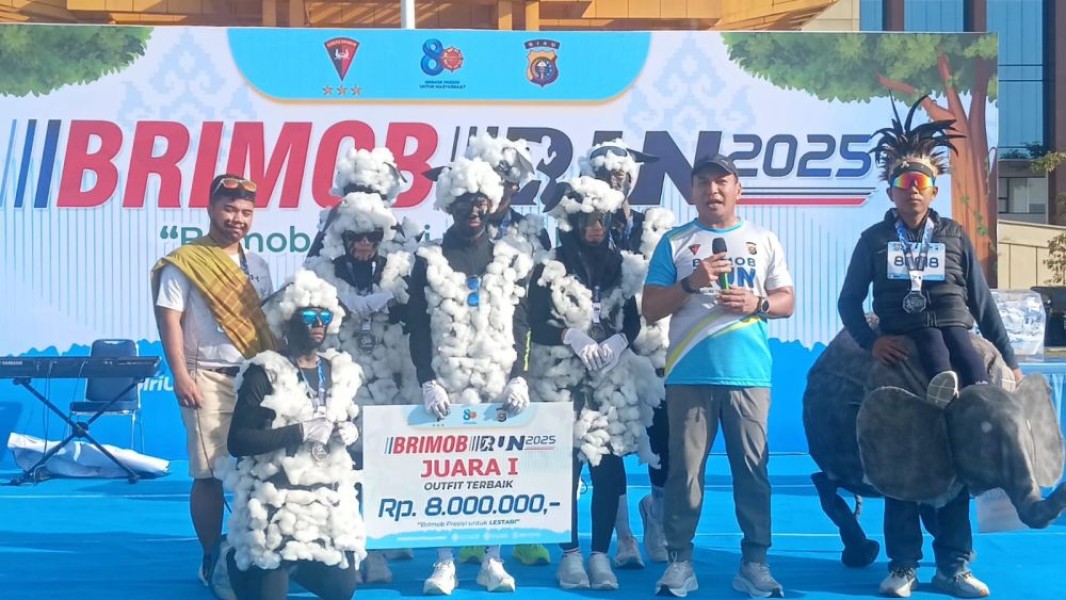 Lepas Brimob Run 2025, Kapolda Riau Suarakan Keadilan untuk TNTN