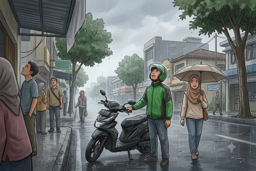 BMKG Prakirakan Hujan Meluas di Riau, Enam Wilayah Waspada Hujan Lebat