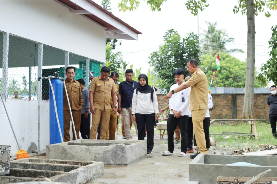 Tinjau Dapur SPPG, Wabup Meranti: Tekankan Kebersihan dan IPAL, Pastikan Sesuai SOP