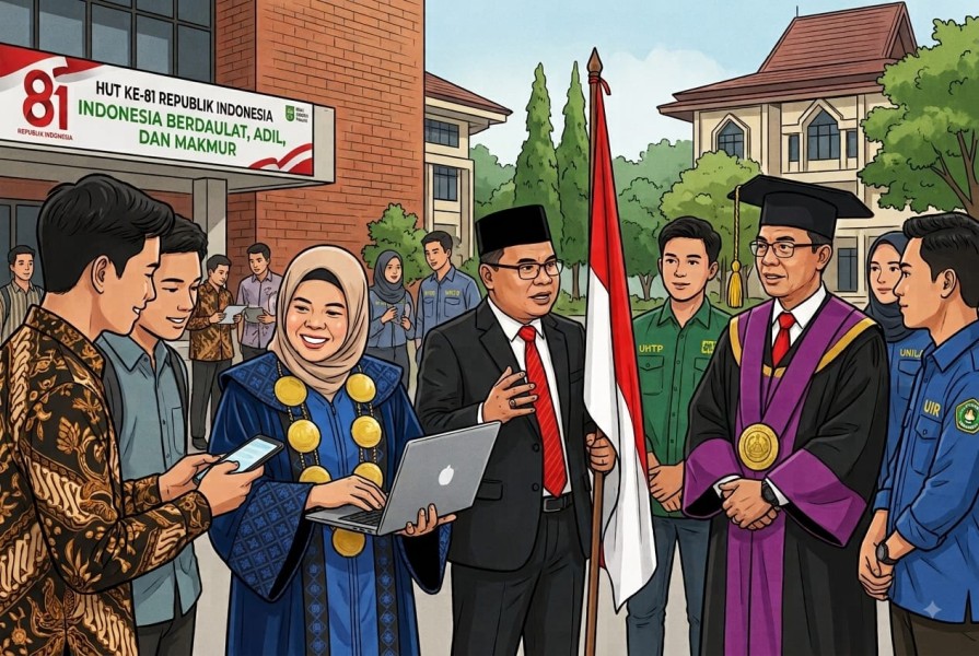 Ini Pesan 3 Rektor di Riau Jelang HUT Kemerdekaan RI Ke-81