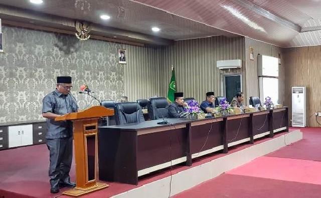 Fraksi DPRD Kepulauan Meranti Tanggapi LKPJ Bupati Tahun 2018