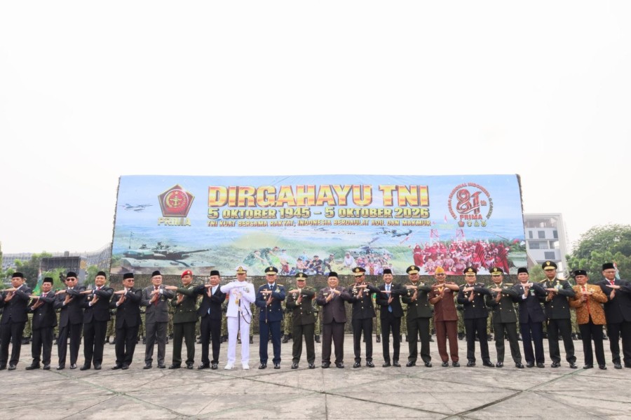 HUT ke-81 TNI, Kodam XIX/Tuanku Tambusai Tegaskan Komitmen Bersama Rakyat