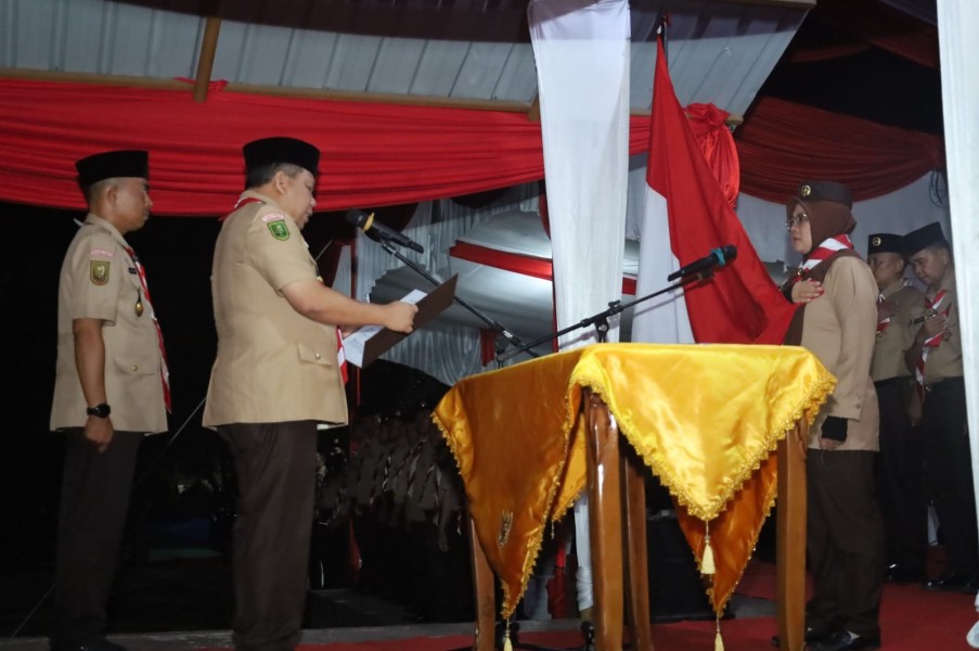 Dilantik Sebagai Kamabicab Siak, Bupati Afni: Pramuka Lahirkan Calon Pemimpin
