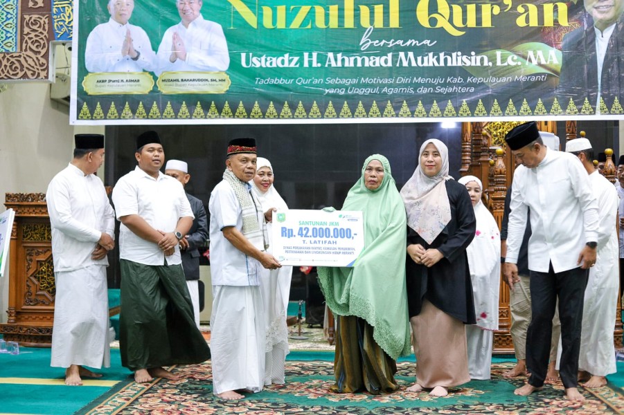 Pemkab Meranti Gelar Peringatan Nuzululqur'an di Masjid Agung Darul Ulum