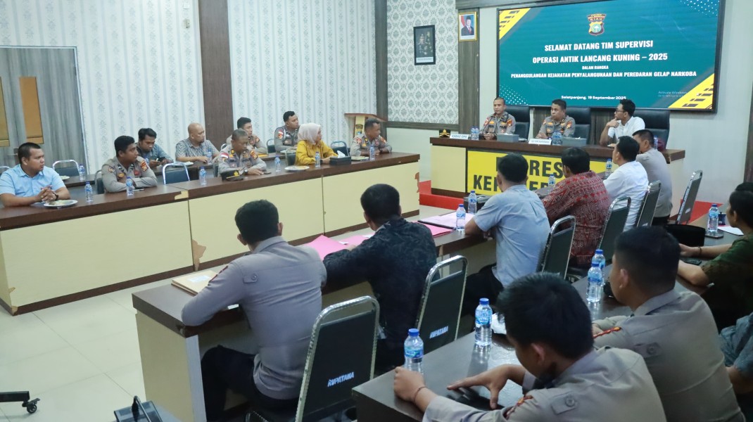 Tim Polda Riau Supervisi Penanggulangan Kejahatan Narkoba di Kepulauan Meranti