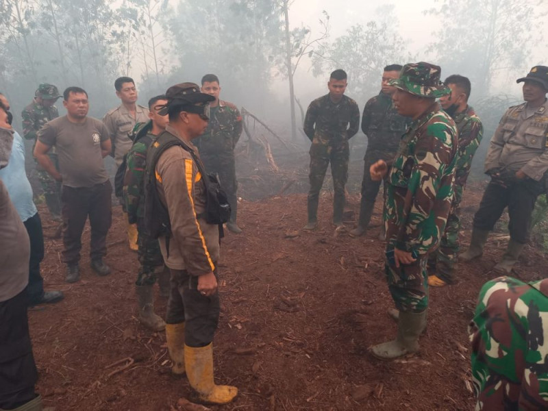 Polda Riau Buru Pembakar Lahan Gambut di Dumai dan Bengkalis