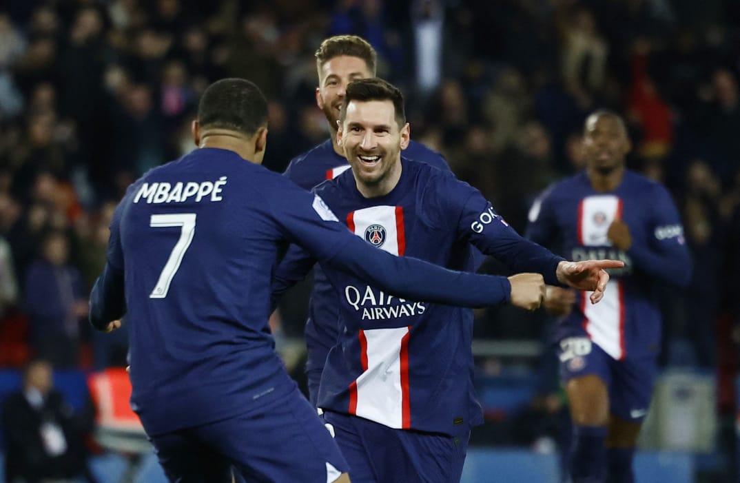 Hasil Liga Prancis 2022-2023: PSG Lumat Nantes 4-2, Messi dan Mbappe Kompak Cetak Gol!