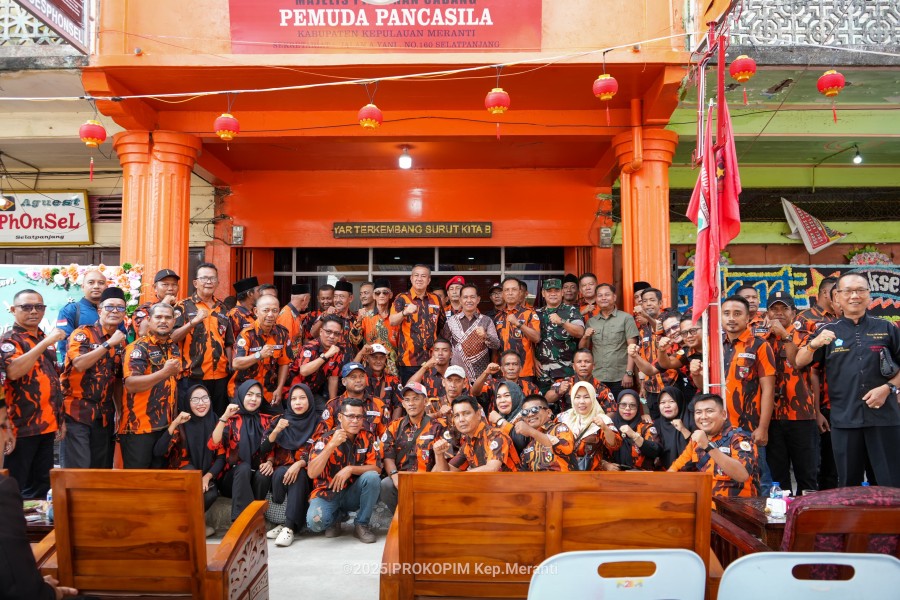 Wabup Muzamil Resmikan Sekretariat MPC Pemuda Pancasila Kepulauan Meranti