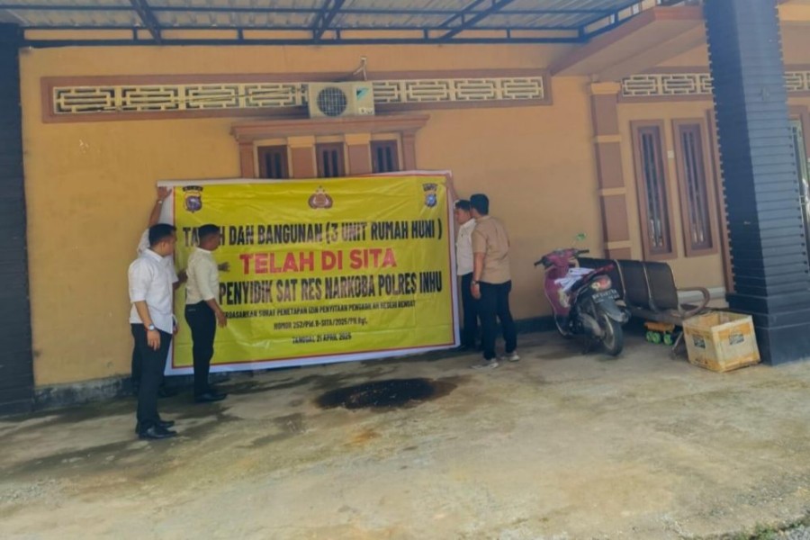 Polres Indragiri Hulu Sita Aset Mewah Bandar Narkoba 'Mak Gandi' Terkait TPPU