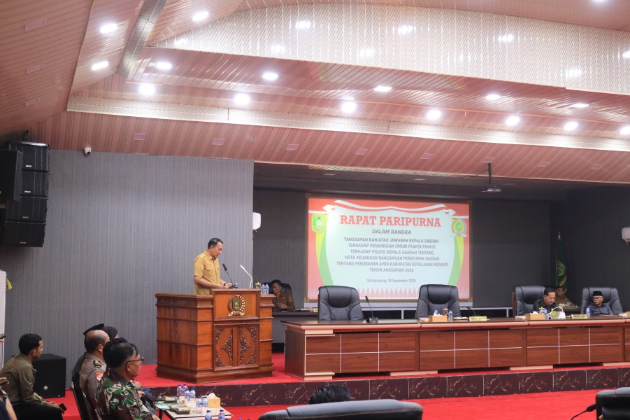 Wabup Kepulauan Meranti Jawab Sorotan Fraksi DPRD, Belanja Pegawai Turun Jadi 36,38 Persen