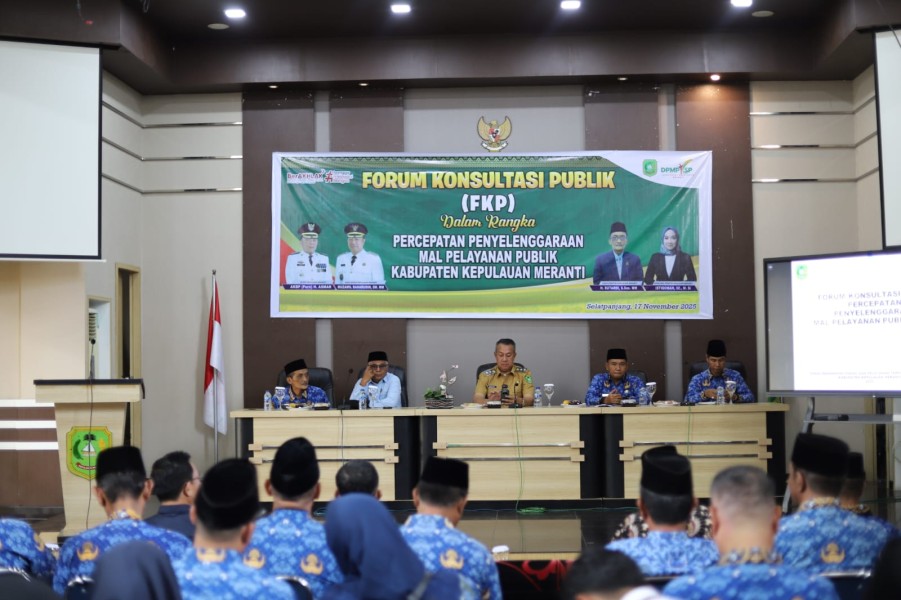 Pemkab Meranti Siapkan Mal Pelayanan Publik, Fokus Integrasi Layanan 2026