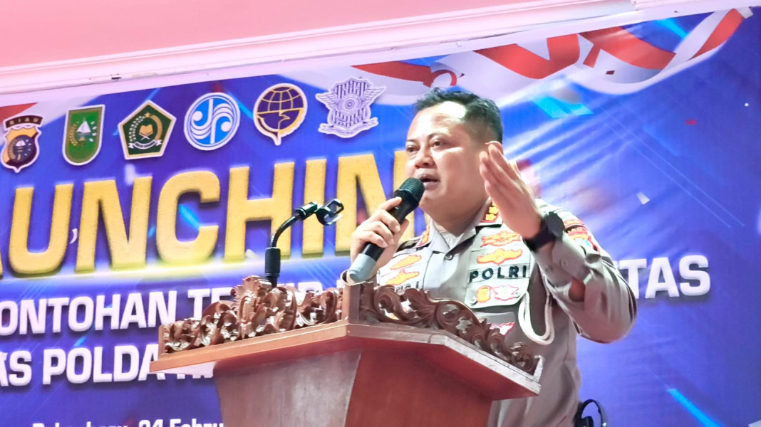 Dirlantas Polda Riau Pimpin langsung Launching Sekolah Percontohan Tertib Berlalu Lintas Tahun 2025 Ditlantas Polda Riau